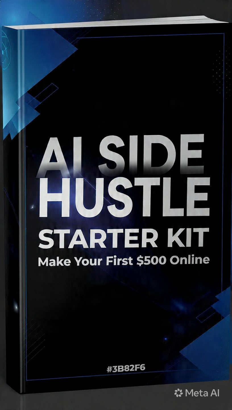 AI Side Hustle Starter Kit (Beginner to First $500)